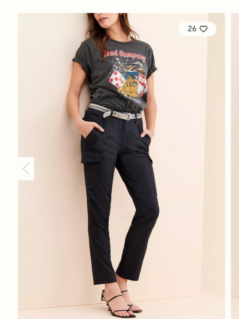 Zadig & Voltaire Palmy Pinstripe Pants